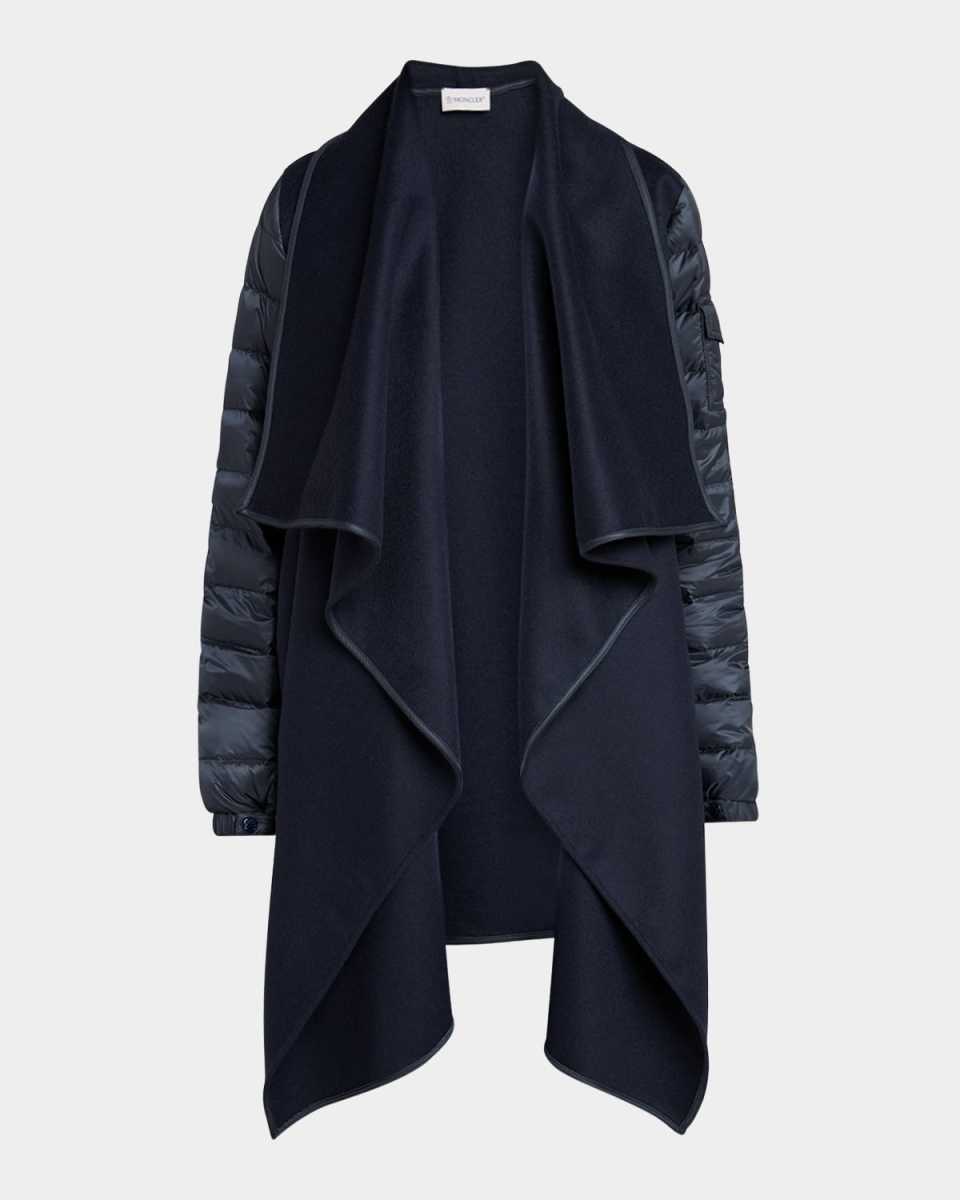 Wool-Blend Cape
